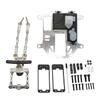 Ecoyin Rc Car Metal Symmetrical Steering Kit with Equipment Compartment for 1/5 Hpi Rofun Rovan KM Baja 5T 5SC 5B Parts (Silver) view 1