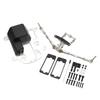 Ecoyin Rc Car Metal Symmetrical Steering Kit with Equipment Compartment for 1/5 Hpi Rofun Rovan KM Baja 5T 5SC 5B Parts (Silver) view 4