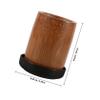 Totority Wooden Dice Cup with Base Large Capacity Dice Holder for Game Night Party Entertainment Bar Ktv Use Simple Practical Design Easy to Clean and Shake view 2