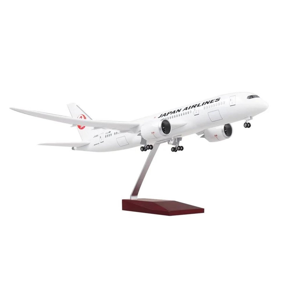 Die Cast Plane 1:130 for Boeing B787 Airplane Diecast Resin Model Japan with Light Wheels Collection Decoration Finished Metal Airplane(with Light)