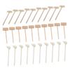 WHAMVOX 30PCS Natural Wooden Mallets Gavel Wooden Hammers for DIY Handcraft Preschool Activities Montessori Educational Bulk Mallets view 1