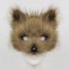 Animal Mask Set with Fluffy Tail and Paw Gloves Halloween, Christmas, and Theme Costume Party Outfits and Role-Playing Props (Grass yellow) view 3