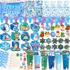 218Pcs Winter Party Favors Holiday Stationery Gift Set, 24 Pack Winter Christmas Classroom Gifts Goodie Bag Fillers Stuffers Classroom Exchange Frozen Christmas Party Favors view 1