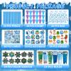 218Pcs Winter Party Favors Holiday Stationery Gift Set, 24 Pack Winter Christmas Classroom Gifts Goodie Bag Fillers Stuffers Classroom Exchange Frozen Christmas Party Favors view 2