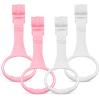 Beavorty Baby Pull up Rings 4 Pcs Plastic Hanging Rings for Playpen and Crib Toddler Walking Assistant and Standing Support Toy for Early Development view 1