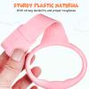 Beavorty Baby Pull up Rings 4 Pcs Plastic Hanging Rings for Playpen and Crib Toddler Walking Assistant and Standing Support Toy for Early Development view 4