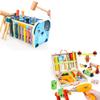 KIDWILL Montessori Pounding Toy and Kids Tool Set with Electric Drill view 1