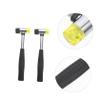 WHAMVOX 2Pcs Small Rubber Mallet Hammer Early Educational Tool for Boys and Smooth Polished Surface Safe for Improves Grip Strength and Coordination Suitable for Home and Play Use view 3