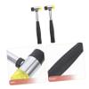 WHAMVOX 2Pcs Small Rubber Mallet Hammer Early Educational Tool for Boys and Smooth Polished Surface Safe for Improves Grip Strength and Coordination Suitable for Home and Play Use view 4