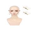 Tittaty Kpops Hunters Cosplay Accessories Earrings Rumii Merch Jewelry Set HUNTR X Costume Zoy Mra Cosplay Ear Clip Halloween Carnival Zoy Golden view 2