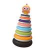 COOLHIYA Educational Rainbow Ring Stacking for Over Stackable Rings Building Blocks to Develop Hand-Eye Coordination and Grasping Skills Safe Material Fun Plaything for Early Learning view 1
