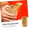 COOLHIYA Fortune Pot Divination Game with Copper Coins and Bucket Professional Buddhist Divination Prop for Family Gatherings Home Decor Play Traditional Chinese Game Tool view 2