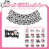 14Pcs Cow Theme Birthday Party Decorations - Glitter Farm Animal Cupcake Topper with Happy Birthday Banner for Kids' Birthdays & Baby Showers Cake Decorations view 4