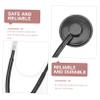LALADEFIEE 4pcs Plastic Stethoscope Role Play Props for Adults Doctor Cosplay Halloween Party Accessories Random Color view 2