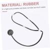 LALADEFIEE 4pcs Plastic Stethoscope Role Play Props for Adults Doctor Cosplay Halloween Party Accessories Random Color view 4