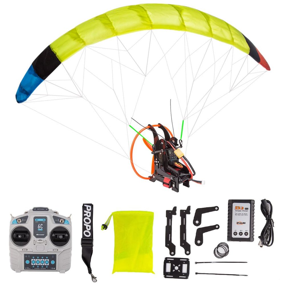 ConsoleXpress RC Stunt Paraglider Model, 2.4G Wingspan RC Electric High-Altitude Stunt Paraglider Model, Remote Control Airplane with Aerobatic Flips and Soaring Flight (RTF Version)