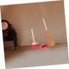 COOLHIYA Mini Dollhouse Cleaning Tools Miniature Mop Dustpan Bucket Broom for Doll House Accessories and Playhouse Decoration Realistic Scale Cleaning Model view 3