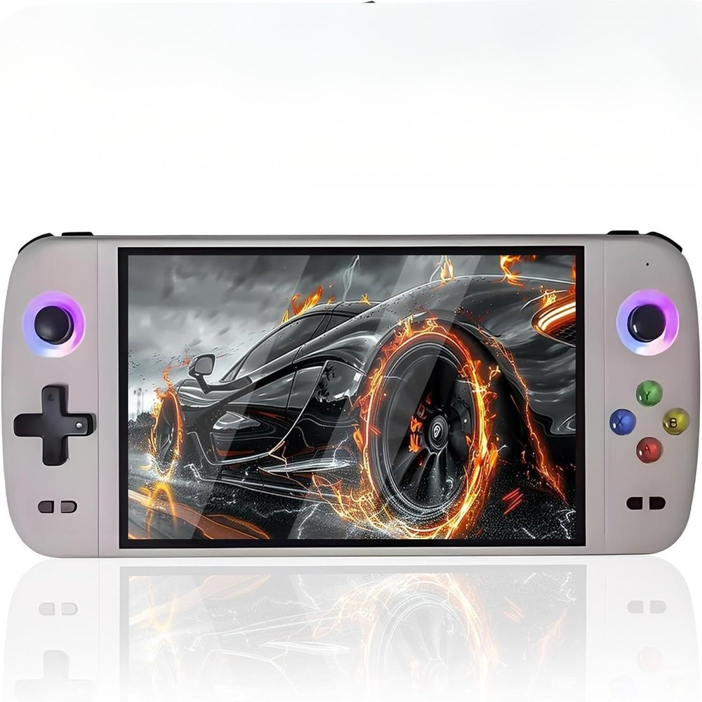 M27 Retro Handheld Game Console,7-inch IPS Screen Portable Gaming HandheldBuilt-in 128G with 30000 Games,Linux System,30+ Emulators,Portable Pocket Mini Arcade (Gray 128G)