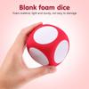 Angoily 8-Piece Standard Game Dice Set 2.36 Inch Writable Foam Dice for Classroom Games Party Activities Educational Play and Teaching Tools view 4