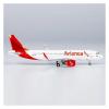 Die Cast Plane 1:400 for NG15028 A320 N745AV Diecasts Collectible Aircraft Model Metal Miniatures Toy Decor Finished Metal Airplane view 3