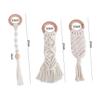 COOLHIYA 3 Pcs Teether Grinding Rod Hand Knitted Cotton Rope Teeth Grinding Safe for Oral Care and Teething Relief view 2