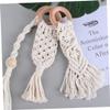 COOLHIYA 3 Pcs Teether Grinding Rod Hand Knitted Cotton Rope Teeth Grinding Safe for Oral Care and Teething Relief view 3