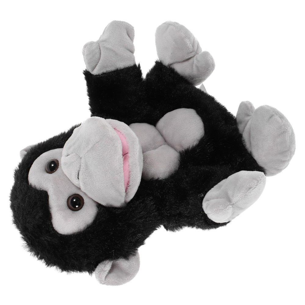 COOLHIYA Gorilla Hand Puppet Plush for Ages Months Soft Stuffed Animal for Storytelling and Interactive Play Reusable Hand Puppet to Promote Creativity and Early Childhood Development