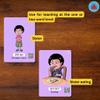 Brainy Bug Resources Audio-Enabled Hindi Flashcards 70 Words and Phrases Action Words, Animals, Family Members, Numbers, Colours Special Needs Kids Double Sided Cards 14.5 cm x 10 cm Multicolor view 3