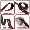 Flexible Race Track Toys for Kids, 15 Ft Flex Tracks Starter Set with Strong Suction Cups - Compatible with Hot Wheels and Diecast 1/64th Cars, Rolls up Portable Race Car Ramp Track (Red Black) view 3