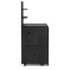 Manicure Table w/Drawers & Storage cabinets, Nail Desk for Nail Tech, Nail Table Station for Salon Beauty, Nail Desk Station (Black) view 4