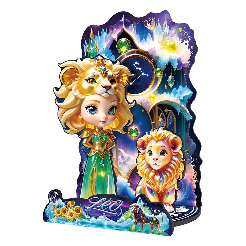 Yzryth Magnetic Dress Up Paper Dolls, Magnetic Princess Dolls for Girls Ages 3 4 5 6, Birthday Gifts Dress Up Toys Games for Toddler Kids Travel (Leo)