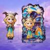 Yzryth Magnetic Dress Up Paper Dolls, Magnetic Princess Dolls for Girls Ages 3 4 5 6, Birthday Gifts Dress Up Toys Games for Toddler Kids Travel (Leo) view 3