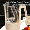 2 in 1 Cleaning Brush, Detachable Dual-Head Brush for Blender Cleaning Brush, Fruit Juicer Machine Clean Brush, Flexible Bendable Cup & Bottles Brush for Kitchen Appliances view 3