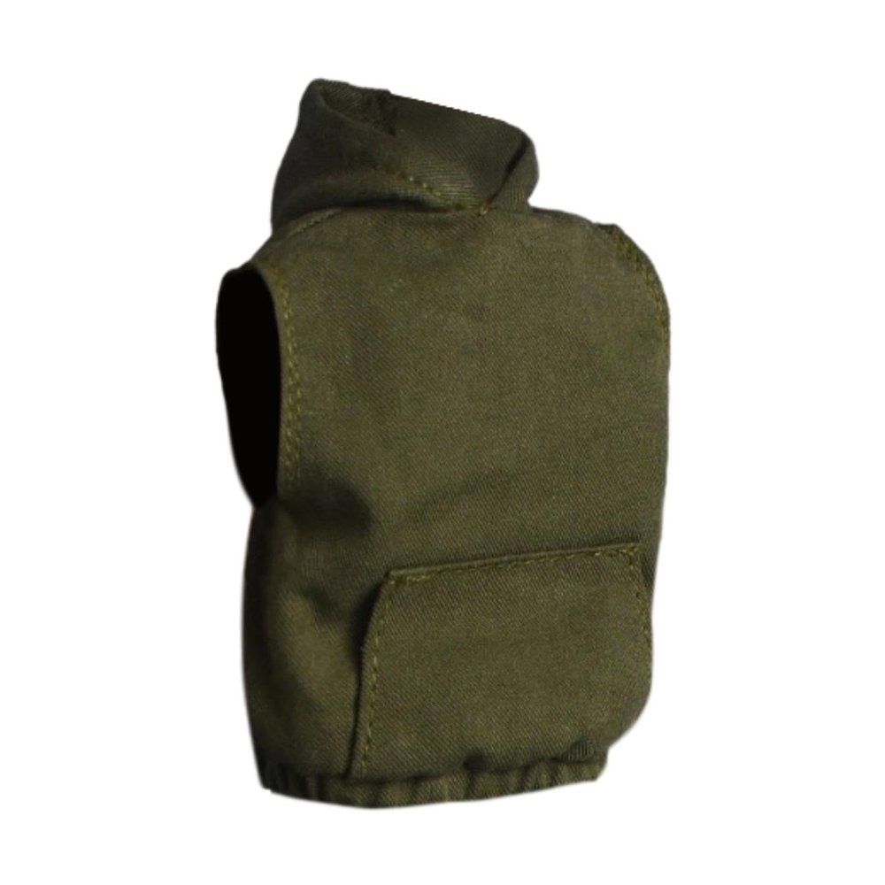 1/12 Scale Hoodie Model,Model Doll Toy Dress up,DIY,Fashionable,Soft,Doll Clothing for 6 inch Male Collectable Action Figures, Green