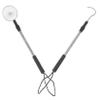 LALADEFIEE Beach Sand Sifter Kit with Telescopic Aluminum Rods and Large Galvanized Iron Scoop Sand Scoop Shovel for Shells Conches Rocks and Beach Treasure Hunting Suitable for All Ages view 1
