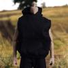 1/12 Scale Hoodie Model,Model Doll Toy Dress up,DIY,Fashionable,Soft,Doll Clothing for 6 inch Male Collectable Action Figures, Black view 2