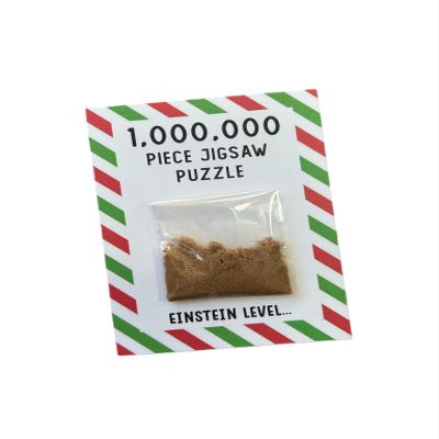 1,000,000 piece jigsaw puzzle joke gift | Christmas stocking filler | Birthday gag gift | Secret Santa present | Million piece jigsaw puzzle practical joke