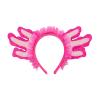 BUBEFSKD Salamanders Hairband For Halloween Music Festival Headwear Plush Animal Ear Hairhoop Carnivals Party Gathering Headpiece Plush Hair Hoop view 1