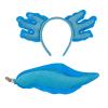 BUBEFSKD Salamanders Hairband For Halloween Music Festival Headwear Plush Animal Ear Hairhoop Carnivals Party Gathering Headpiece Plush Hair Hoop view 1