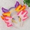 BUBEFSKD Salamanders Hairband For Halloween Music Festival Headwear Plush Animal Ear Hairhoop Carnivals Party Gathering Headpiece Plush Hair Hoop view 4