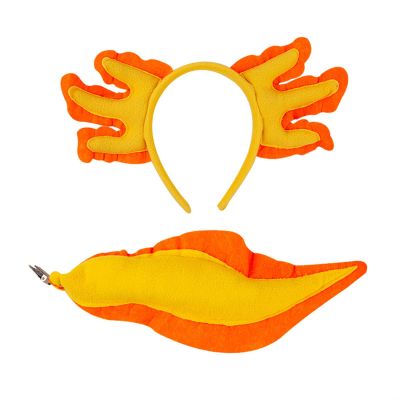 BUBEFSKD Salamanders Hairband For Halloween Music Festival Headwear Plush Animal Ear Hairhoop Carnivals Party Gathering Headpiece Plush Hair Hoop