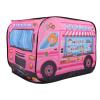 Cream Truck Up Play Tent, Playhouse for Indoor and Outdoor, Spacious Play Tent with Steel Frame, Polyester Fabric for 2 4, Fold and Store view 2