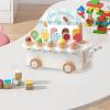 Children's Ice Cream Counter Playset with Wooden Food Items, White view 2