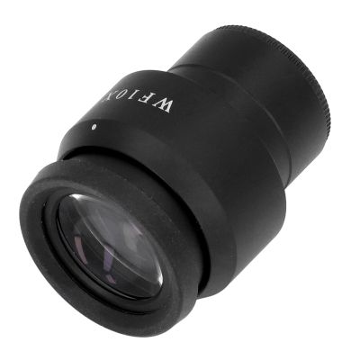 ciciglow High Eyepoint WF10X Microscope Eyepiece with Wide Angle, Coated Lens for Laboratory, Metal Body, 30mm Interface