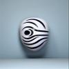 Obito Mex Anime Mask: Akatsuki Cosplay Prop, Handmade Japanese Style view 1