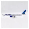 Die Cast Plane 1:200 for B777-200ER N209UA Die Casting Aircraft Model Metal Miniature Models Ornament White Finished Metal Airplane view 2
