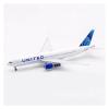 Die Cast Plane 1:200 for B777-200ER N209UA Die Casting Aircraft Model Metal Miniature Models Ornament White Finished Metal Airplane view 3