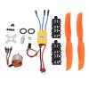 Yunir Highperformance 1400 KVbushed Engine and 30A ESC Set with 8060 Propeller for RC Aircraft, for Quadcopter Enthusiasts view 3