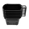 35L 6PCS Shopping Carts with Wheels and Handle Store Baskets Retail Baskets Shopping Cart Grocery Basket for Retail Stores Supermarkets view 1