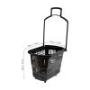35L 6PCS Shopping Carts with Wheels and Handle Store Baskets Retail Baskets Shopping Cart Grocery Basket for Retail Stores Supermarkets view 2